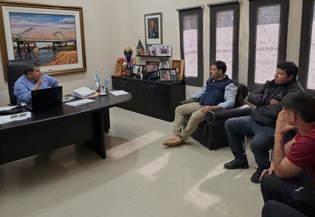 Villordo recibió a la Comisión Directiva del Club Sportivo
